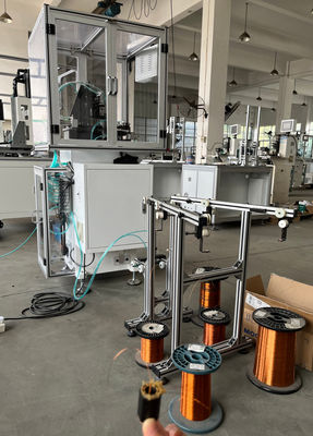 20২৮,35,42, 57 সিরিজ স্টেপিং মোটর স্ট্যাটার চার সুই BLDC Winder সঙ্গে উইন্ডিং মেশিন সরবরাহকারী